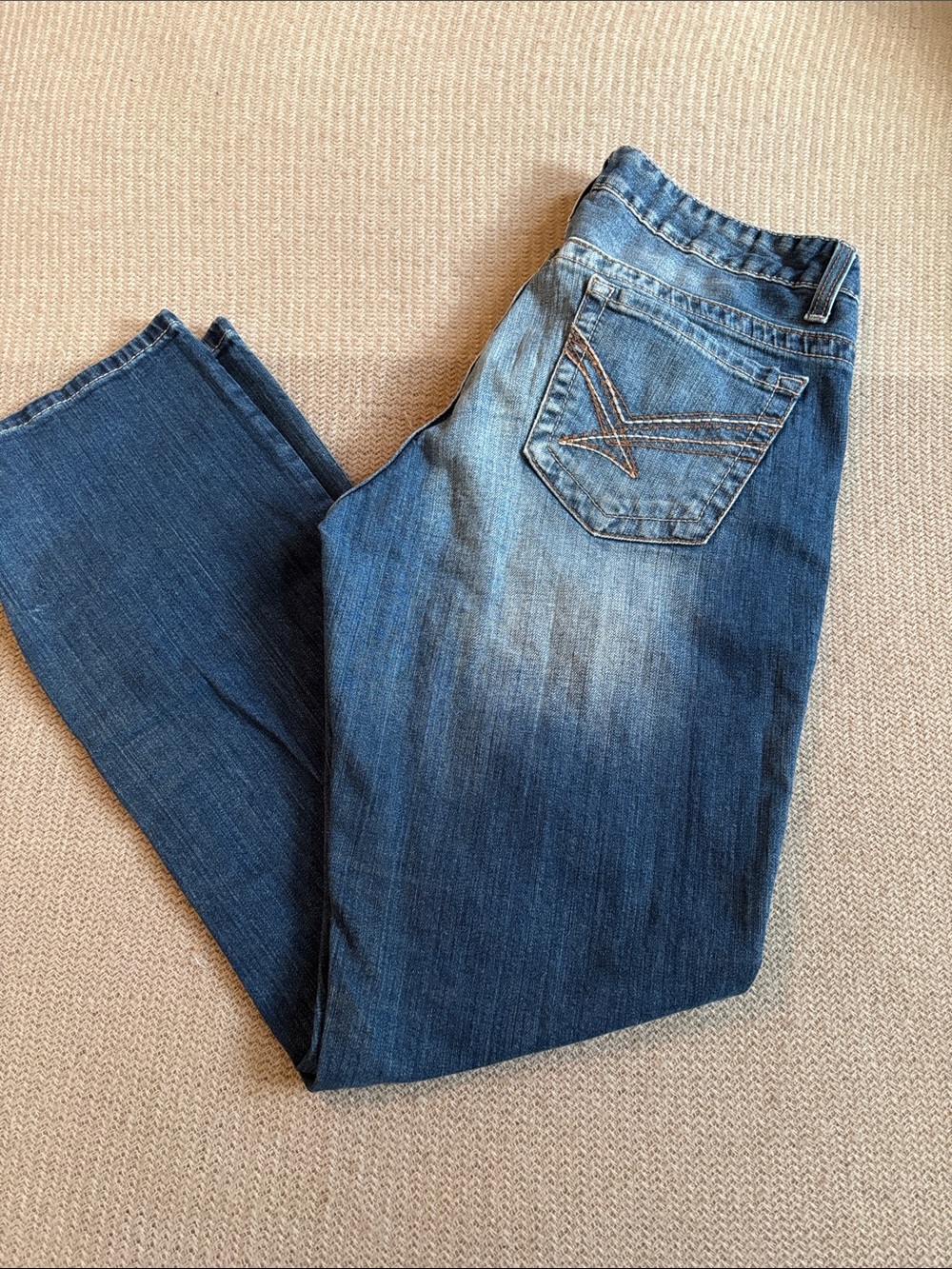 Cinch Relaxed Women's Blue Washed Boyfriend Jeans Rocky Mountain Co